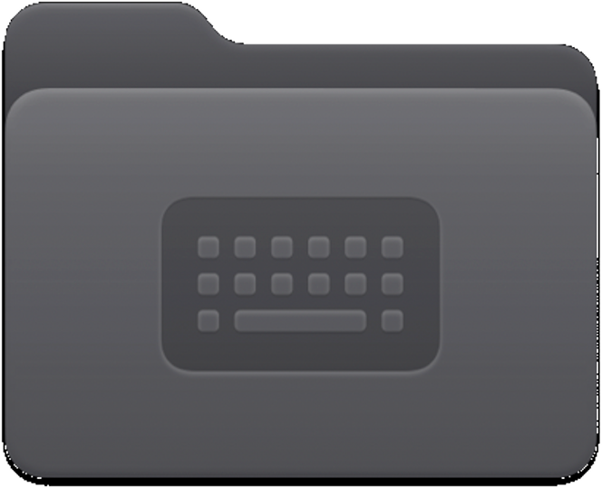 Keyboards folder